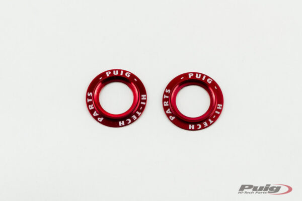 Puig Coloured Rings For PHB19 Front Fork Protectors (Red)