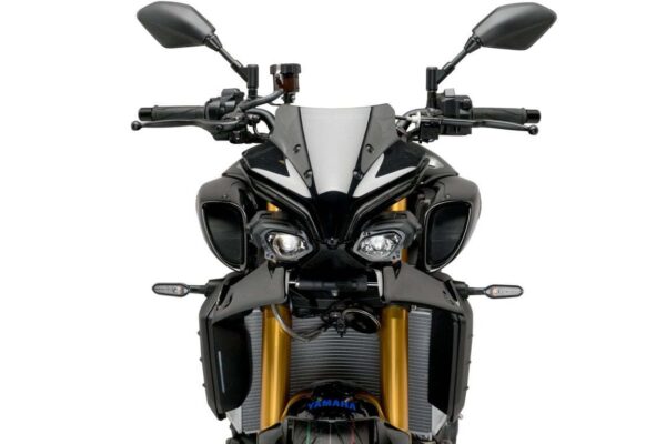 Puig Downforce Naked Frontal Spoilers For Yamaha MT-10 (2022 - Onwards) - Black