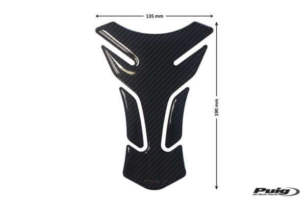 Puig Drei Tank Pad (Carbon Look) - Image 4