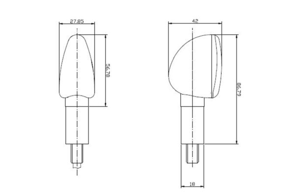 Puig Star Indicators (Short Black Stem) - Image 4