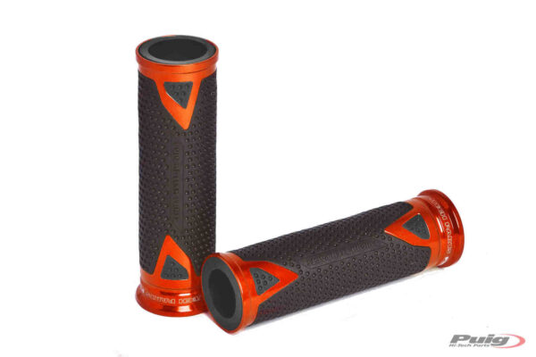 Puig GRIPS BY PAIR PUIG HI-TECH RADICAL ALU C/ORANGE