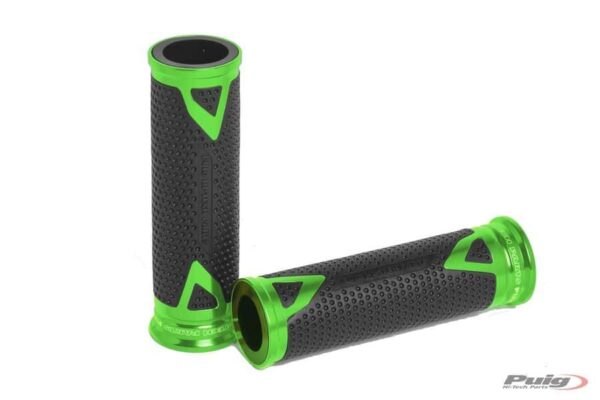 Puig GRIPS BY PAIR PUIG HI-TECH RADICAL ALU C/GREEN