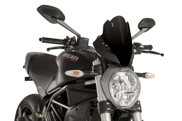 Puig SPORT SCREEN DUCATI MONSTER 1200R 16'-18' C/BLAC