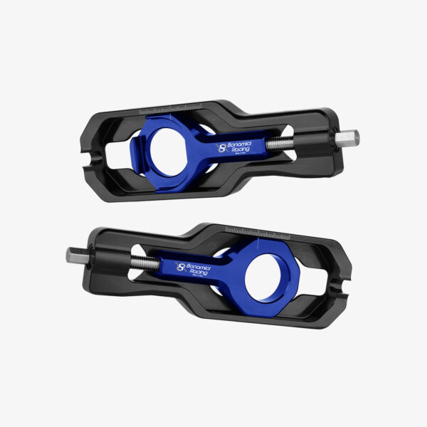 Bonamici Racing Aluminum chain adjuster YamahaYZF R1/MT-10 15-19 - BLUE