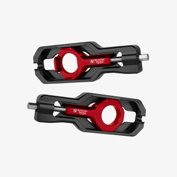 Bonamici Racing Aluminum chain adjuster YamahaYZF R1/MT-10 15-19 - RED