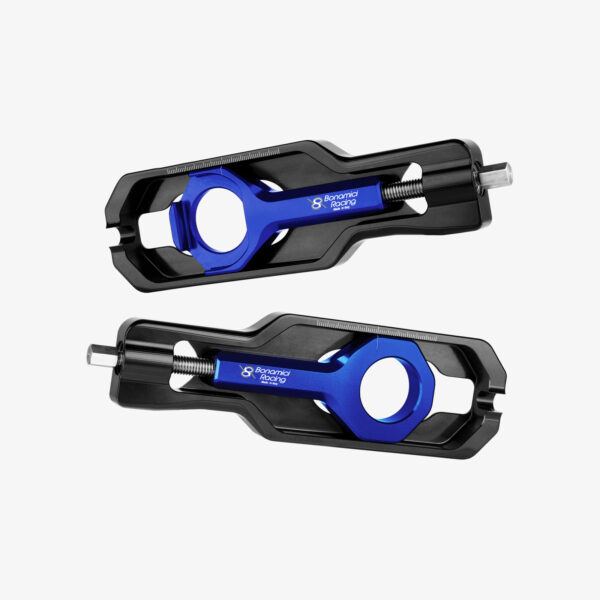 Bonamici Racing Aluminum chain adjuster Yamaha YZF R1 20> - BLUE