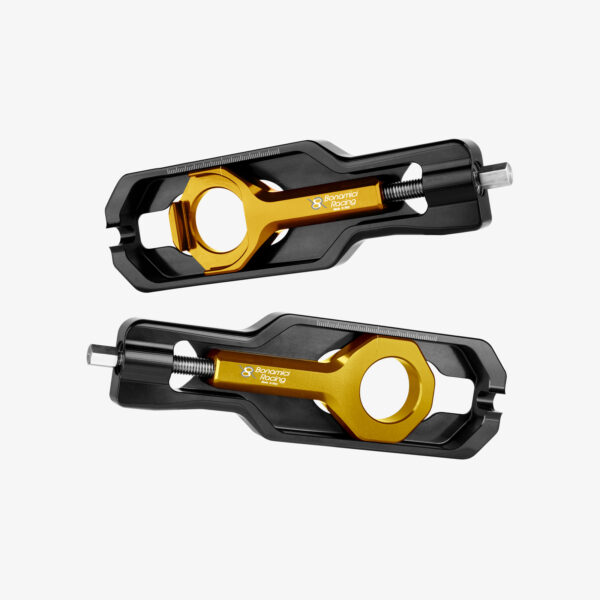 Bonamici Racing Aluminum chain adjuster Yamaha YZF R1 20> - GOLD