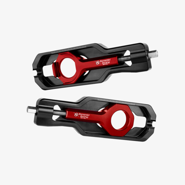 Bonamici Racing Aluminum chain adjuster Yamaha YZF R1 20> - RED