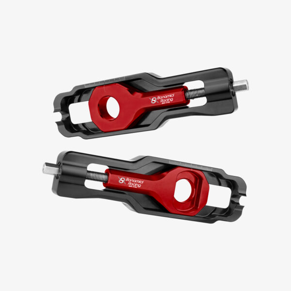 Bonamici Racing Aluminum chain adjuster Aprilia RS 660-Tuono 660 20> 20> - RED