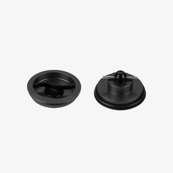 Bonamici Racing Aluminum spare part center cap - BLACK