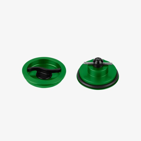 Bonamici Racing Aluminum spare part center cap - GREEN