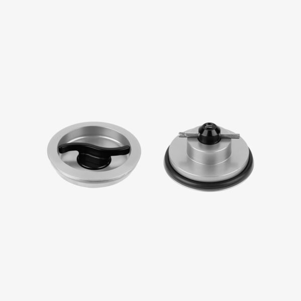 Bonamici Racing Aluminum spare part center cap - SILVER