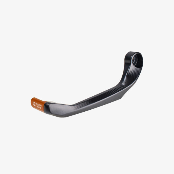 Bonamici Racing Aluminum lever protection LH side - ORANGE (without adaptor)