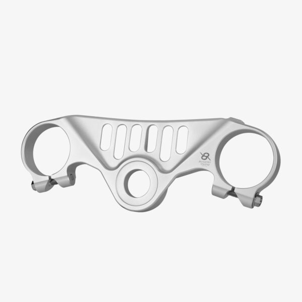 Bonamici Racing Aluminum top triple clamp BMW S 1000 RR Race 15-18 - SILVER