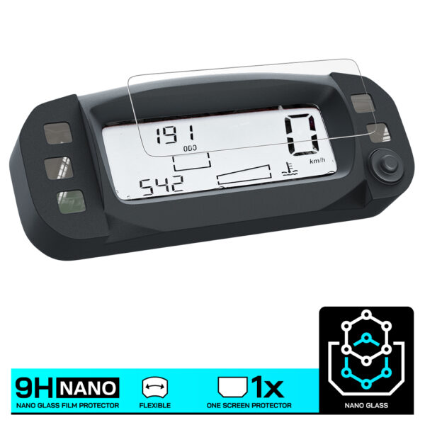 Speedo Angels NANO GLASS Dashboard Screen Protector for APRILIA SX-125 (2018-) - Image 3