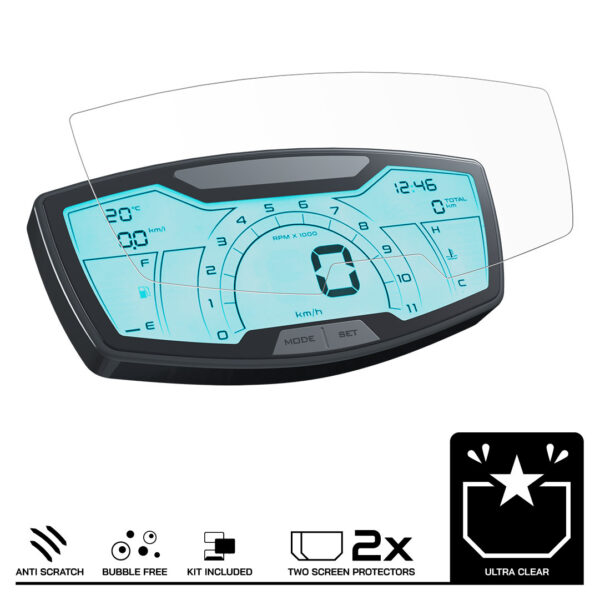 Speedo Angels Dashboard Screen Protector For APRILIA RS125 (2021-) 2 x Ultra Clear - Image 3