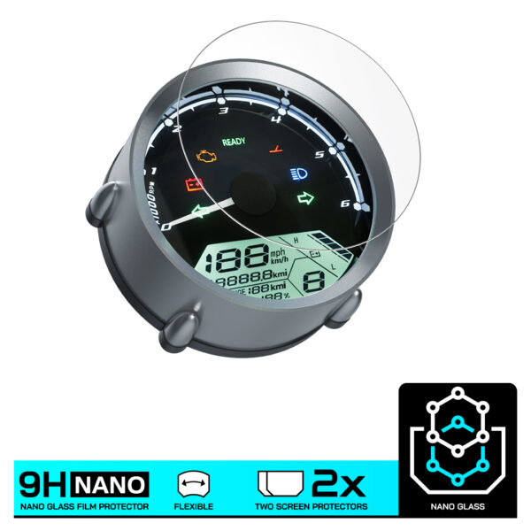 Speedo Angels NANO GLASS Dashboard Screen Protector for ARTISAN HORWIN CR6 (2020-) x 2 - Image 3