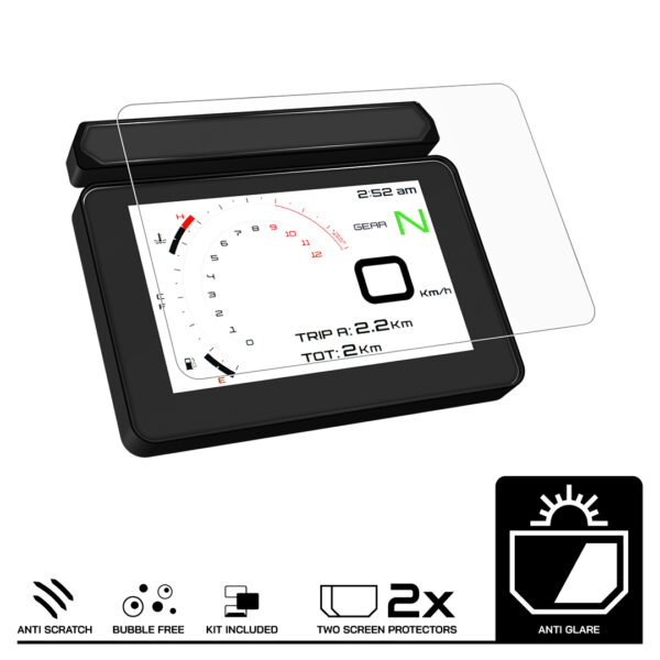 Speedo Angels Dashboard Screen Protector For BENELLI TRK702/X (2024-) 2 x Anti Glare - Image 3