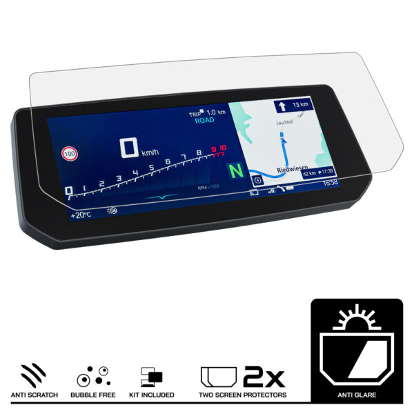 Speedo Angels Dashboard Screen Protector For BMW CE 04 (2022-) 2 x Anti Glare - Image 3