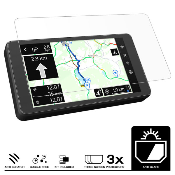 Speedo Angels Dashboard Screen Protector For BMW ConnectedRide 3 x Anti Glare - Image 3