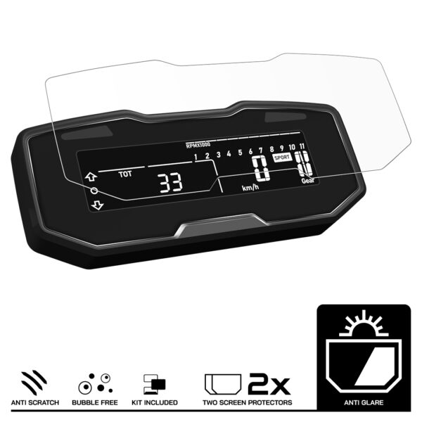 Speedo Angels Dashboard Screen Protector For DUCATI HYPERMOTARD 698 (2024-) 2 x Anti Glare - Image 3