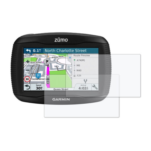 Speedo Angels Dashboard Screen Protector For GARMIN ZUMO 345LM 1 x Ultra Clear 1 x Anti Glare