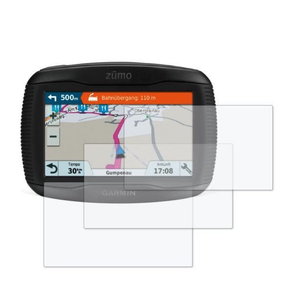 Speedo Angels Dashboard Screen Protector For GARMIN ZUMO 390LM 3 x Anti Glare