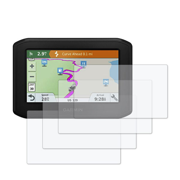 Speedo Angels Dashboard Screen Protector For GARMIN ZUMO 396 LMT-S 2 x Ultra Clear 2 x Anti Glare