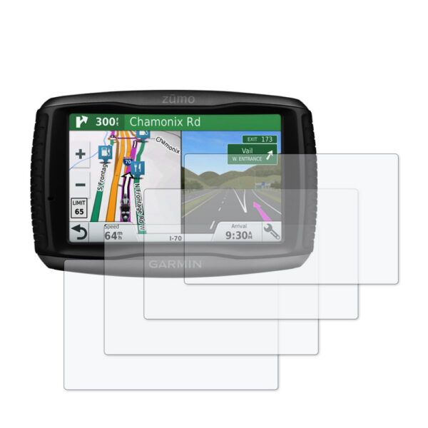 Speedo Angels Dashboard Screen Protector For GARMIN ZUMO 595LM 2 x Ultra Clear 2 x Anti Glare