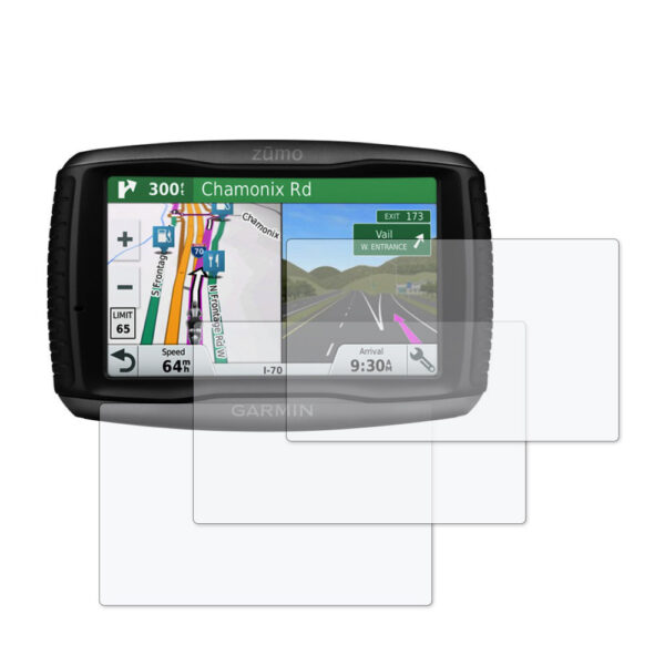 Speedo Angels Dashboard Screen Protector For GARMIN ZUMO 595LM 3 x Anti Glare