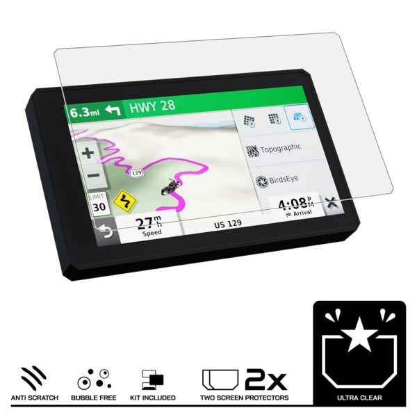 Speedo Angels Dashboard Screen Protector For GARMIN ZUMO XT 2 x Ultra Clear - Image 3