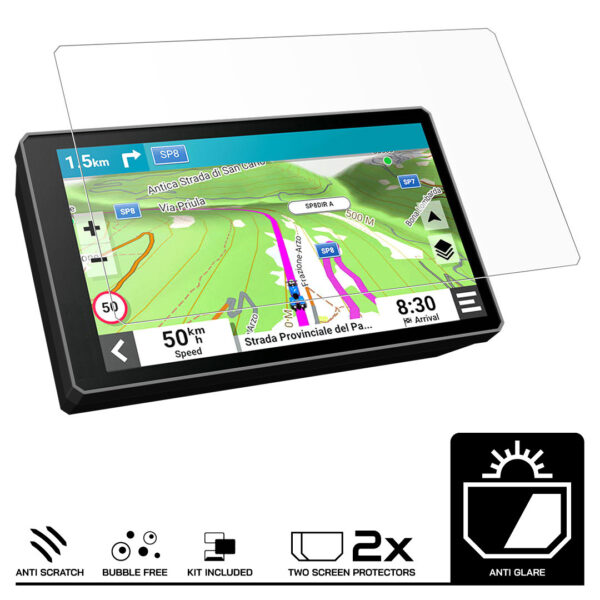 Speedo Angels Dashboard Screen Protector For GARMIN ZUMO XT2 2 x Anti Glare - Image 3