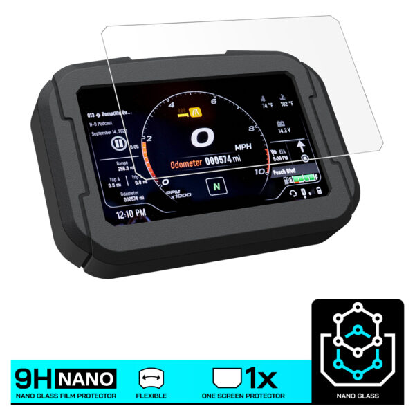 Speedo Angels NANO GLASS Dashboard Screen Protector for HARLEY DAVIDSON PAN AMERICA (2021-) - Image 3