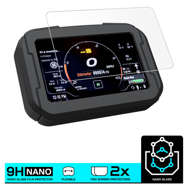 Speedo Angels NANO GLASS Dashboard Screen Protector for HARLEY DAVIDSON PAN AMERICA (2021-) x 2 - Image 3