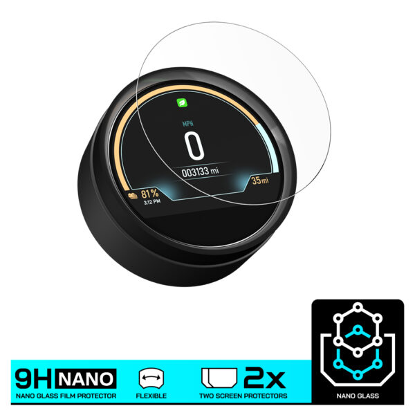 Speedo Angels NANO GLASS Dashboard Screen Protector for LIVE WIRE S2 DEL MAR (2024-) x 2 - Image 3