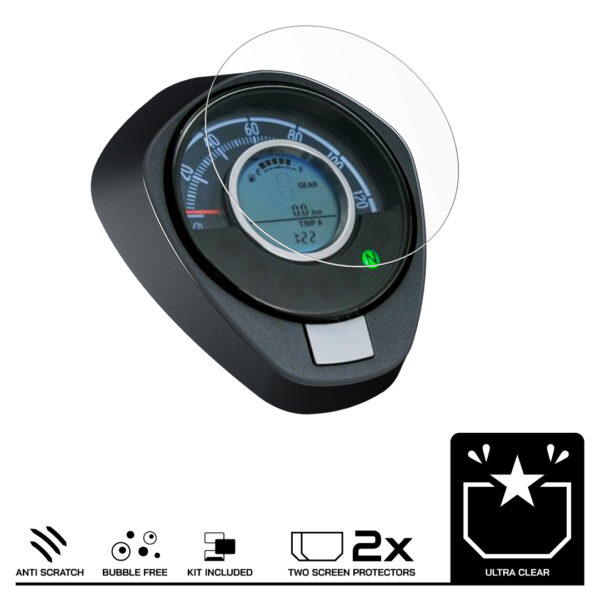 Speedo Angels Dashboard Screen Protector For HONDA SUPER CUB (2019-) 2 x Ultra Clear - Image 3