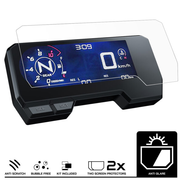 Speedo Angels Dashboard Screen Protector For HONDA CB500F/ CB500X (2019-) 2 x Anti Glare - Image 3