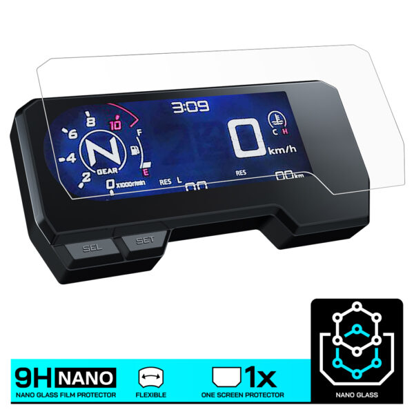 Speedo Angels NANO GLASS Dashboard Screen Protector for HONDA CB500F/ CB500X (2019-) - Image 3