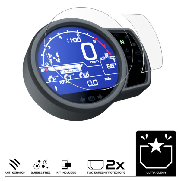 Speedo Angels Dashboard Screen Protector For HONDA CMX1100 REBEL (2021-) 2 x Ultra Clear - Image 3