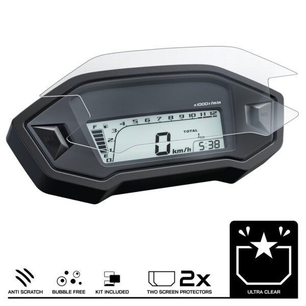 Speedo Angels Dashboard Screen Protector For HONDA CBR500R/F/X (2013-) 2 x Ultra Clear - Image 3