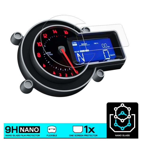 Speedo Angels NANO GLASS Dashboard Screen Protector for KAWASAKI H2/ H2R / H2 SX (2015-) - Image 3