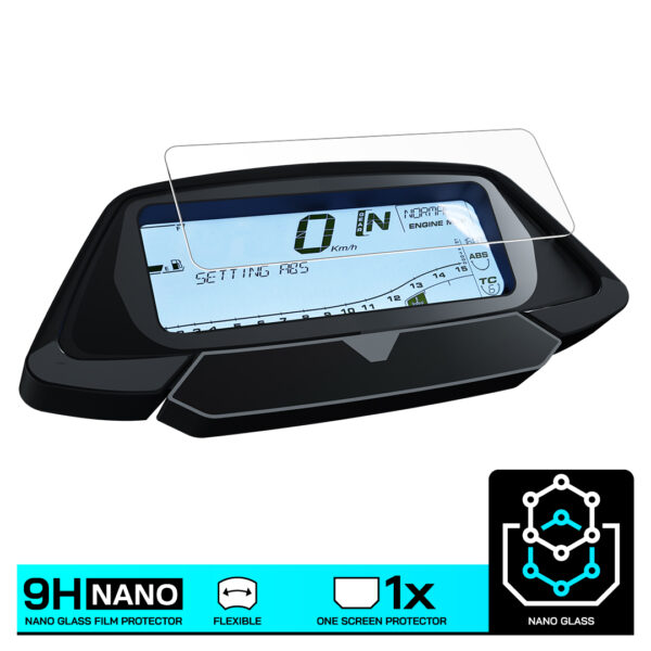 Speedo Angels NANO GLASS Dashboard Screen Protector for MV AGUSTA BRUTALE 800 (2016-2020) - Image 3