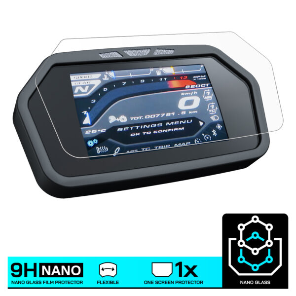 Speedo Angels NANO GLASS Dashboard Screen Protector for MV AGUSTA TURISMO VELOCE (2015-2020) - Image 3