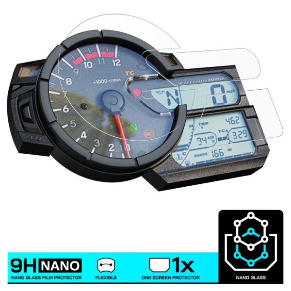 Speedo Angels NANO GLASS Dashboard Screen Protector for SUZUKI V-STROM 650 / 1000 (2017-) - Image 3