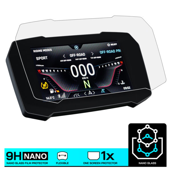 Speedo Angels NANO GLASS Dashboard Screen Protector for TRIUMPH TIGER 900 (BASE MODEL) (2020-) - Image 3