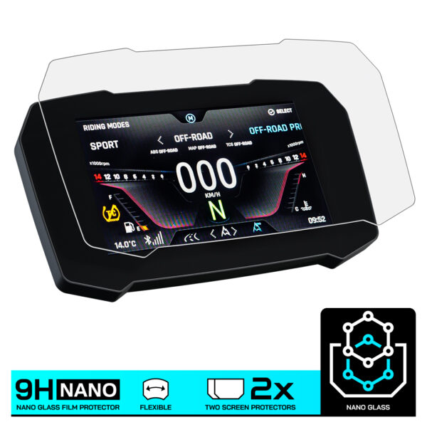 Speedo Angels NANO GLASS Dashboard Screen Protector for TRIUMPH TIGER 900 (BASE MODEL) (2020-) x 2 - Image 3