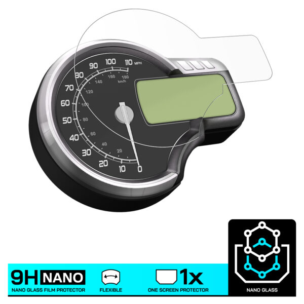 Speedo Angels NANO GLASS Dashboard Screen Protector for TRIUMPH SCRAMBLER 400 X (2024-) - Image 3