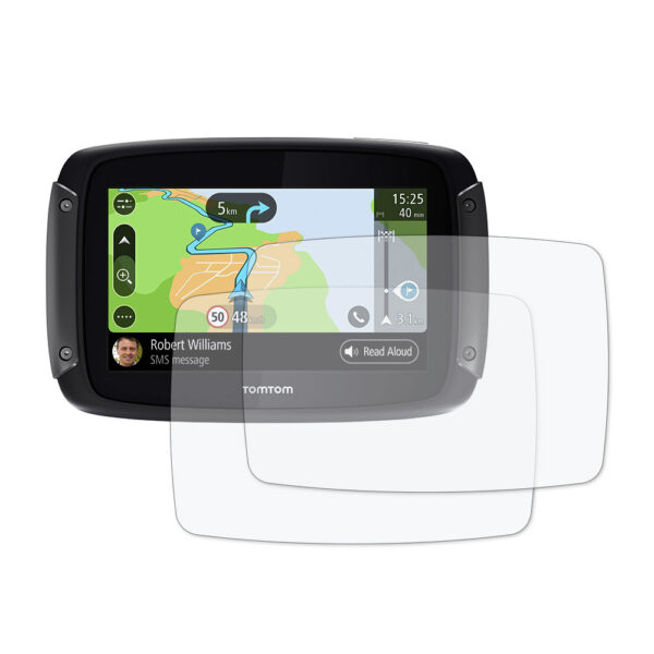 Speedo Angels Dashboard Screen Protector For TOMTOM RIDER 500 / 550 1 x Ultra Clear 1 x Anti Glare - Image 3