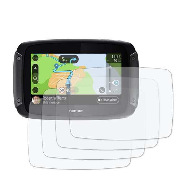 Speedo Angels Dashboard Screen Protector For TOMTOM RIDER 500 / 550 2 x Ultra Clear 2 x Anti Glare - Image 3