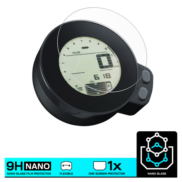 Speedo Angels NANO GLASS Dashboard Screen Protector for YAMAHA XSR700 / XSR900 (2015-) - Image 3